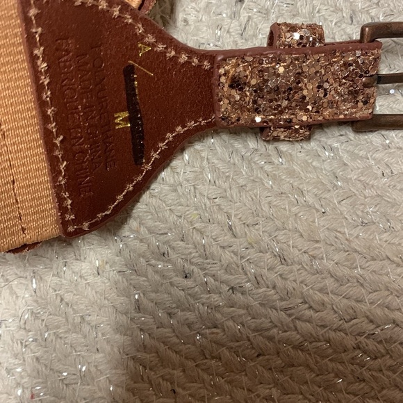 Anthropologie glitter tabby belt size medium new without tags main image 4